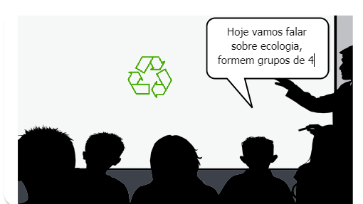 No primeiro dia de aula...