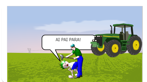 um menino decide dar para o seu pai no mato enquanto carpiam kkk
