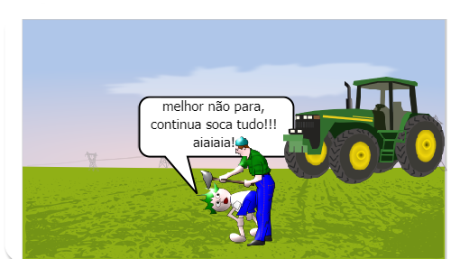 um menino decide dar para o seu pai no mato enquanto carpiam kkk