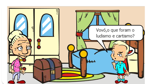 A história do ludismo e cartismo