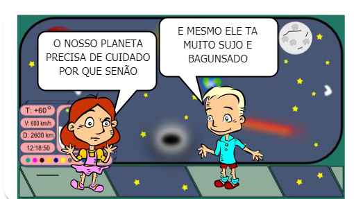 esse gibi  e uma peca de teatro do plante terra