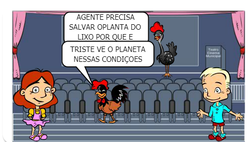 esse gibi  e uma peca de teatro do plante terra