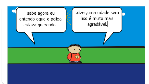 Em uma cidade chamada midgar,o povo de lá não se preocupava muito com o lixo,e com isso,um guarda chamado Pedro,estava cansado de viver com toda essa sujeira,e decidiu tomar uma atitude,que todos aqueles que jogassem lixo ao ar ou a espaço livre,seria multado e sentenciado a limpar a cidade por 1 mês.E com isso,um menino chamado joão se revolta com isso,e aprende uma nova forma de se pensar.