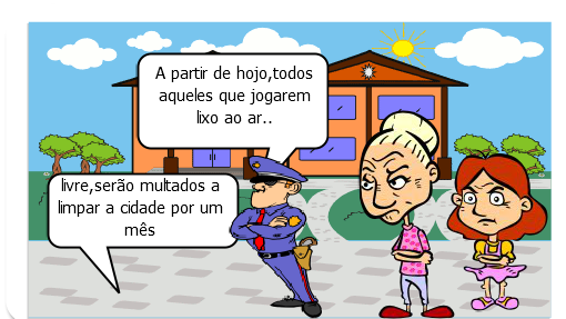 Em uma cidade chamada midgar,o povo de lá não se preocupava muito com o lixo,e com isso,um guarda chamado Pedro,estava cansado de viver com toda essa sujeira,e decidiu tomar uma atitude,que todos aqueles que jogassem lixo ao ar ou a espaço livre,seria multado e sentenciado a limpar a cidade por 1 mês.E com isso,um menino chamado joão se revolta com isso,e aprende uma nova forma de se pensar.