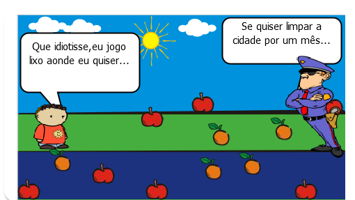 Em uma cidade chamada midgar,o povo de lá não se preocupava muito com o lixo,e com isso,um guarda chamado Pedro,estava cansado de viver com toda essa sujeira,e decidiu tomar uma atitude,que todos aqueles que jogassem lixo ao ar ou a espaço livre,seria multado e sentenciado a limpar a cidade por 1 mês.E com isso,um menino chamado joão se revolta com isso,e aprende uma nova forma de se pensar.