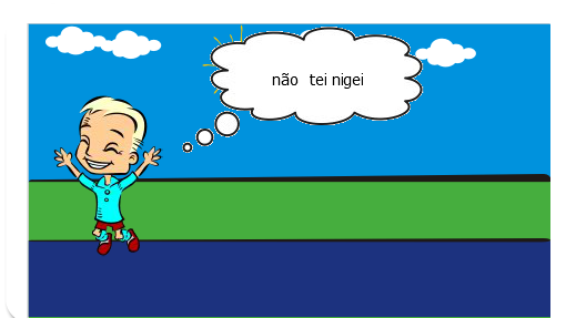 hoje  eu  acrodei e  fui  la  na  rua   bricar   e  não  tinha  nigei  e  o  capitão    mi  sauva   ai eu  fale sava  deque   a  que moso  e  fim