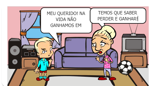 Um garoto alegre, que gostava sempre de ganhar em tudo um dia ele descobriu que ninguém ganha tudo...