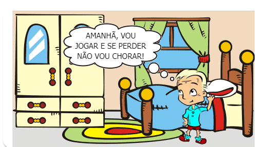 Um garoto alegre, que gostava sempre de ganhar em tudo um dia ele descobriu que ninguém ganha tudo...