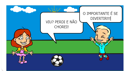 Um garoto alegre, que gostava sempre de ganhar em tudo um dia ele descobriu que ninguém ganha tudo...