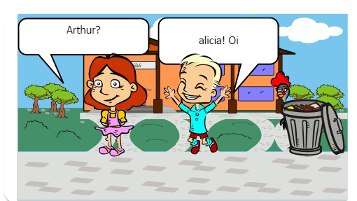    Nesta aventura da coleção Arthur e Alicia eles iram ficar presos numa armadinha de uma vilã que surgiu.