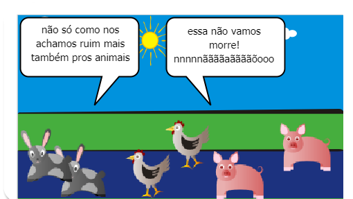 olá meu nome é emanuel e estou fazendo uma historinha sobre residuos solidos 