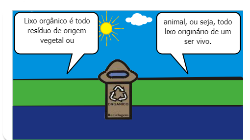 olá meu nome é emanuel e estou fazendo uma historinha sobre residuos solidos 