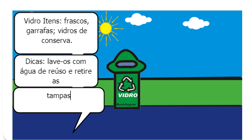 olá meu nome é emanuel e estou fazendo uma historinha sobre residuos solidos 