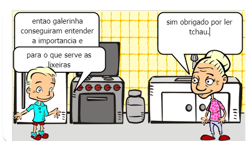 olá meu nome é emanuel e estou fazendo uma historinha sobre residuos solidos 