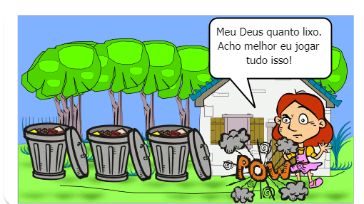 essa história fala sobre uma menina chamada Carla e essa menina acumulava muito lixo em sua casa até que um dia ela foi jogar o lixo fora e descobriu que em sua cidade havia um grande lixão, como Carla vai fazer para acabar com esse lixão?