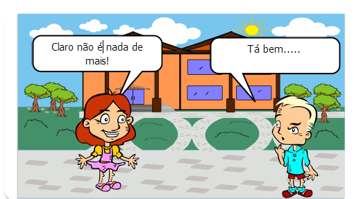 A vítima dessa vez e Gabriele que sofre muito na escola por causa de pessoas que não tem noção do que fazem.