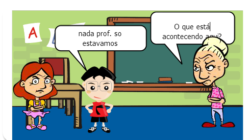 A vítima dessa vez e Gabriele que sofre muito na escola por causa de pessoas que não tem noção do que fazem.