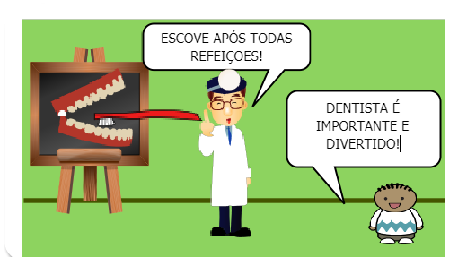 escovar pode ser divertido