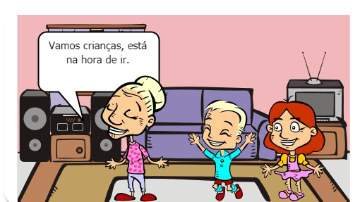 a história que iei apresentar fala sobre um família vivendo momentos felizes e curtindo um dia no parque 