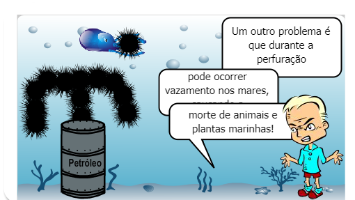 A história criada tem como objetivo alertar jovens sobre o uso de uma das fontes de combustíveis mais conhecidas, porém que tem causado grande desastre ambiental.