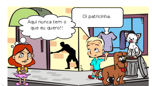                       a patricinha e o favelado