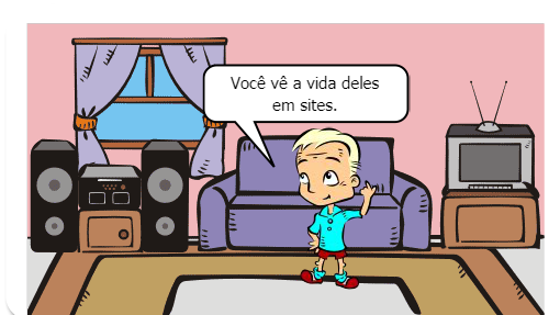 Um menino ensinando a fiscalizar os políticos 
