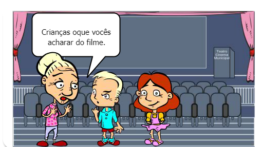 Nomes:Jhennifer Cristina, Samyra dos Santos, Lorrainy Siqueira e Jullya Fernades 6 Ano B, o Nosso gibi fala sobre a criação da terra.