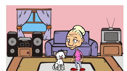 Pedrinho vai visitar a vovó e leva um amiguinha.