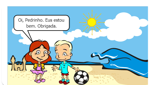 Pedrinho vai visitar a vovó e leva um amiguinha.