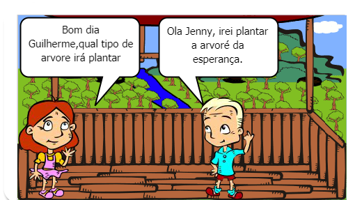 Com o intuito de alertar sobre consequencias do desmatamento e poluição.