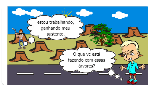 A preservação da natureza está a cada pior, os seres humanos desrespeitam todos os dias com hábitos desacerbados, sem pensar no amanhã. <br />
O personagem ouvirá uma boa lição sobre preservação ambiental e o que se pode acarretar .