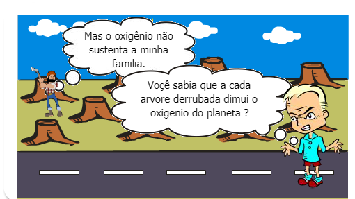 A preservação da natureza está a cada pior, os seres humanos desrespeitam todos os dias com hábitos desacerbados, sem pensar no amanhã. <br />
O personagem ouvirá uma boa lição sobre preservação ambiental e o que se pode acarretar .