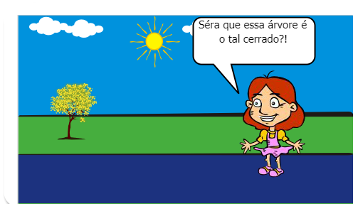 Aninha estava de férias na Chapada dos Veadeiros e então ouviu a palavra 