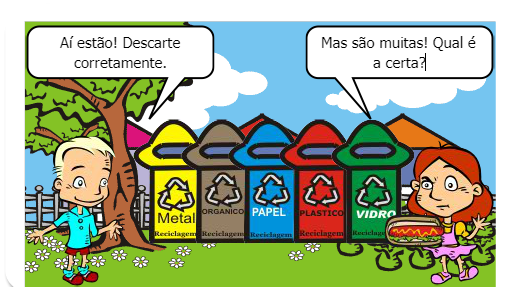 Aprendendo a descartar o lixo