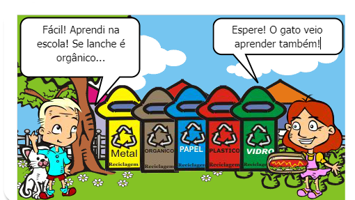 Aprendendo a descartar o lixo