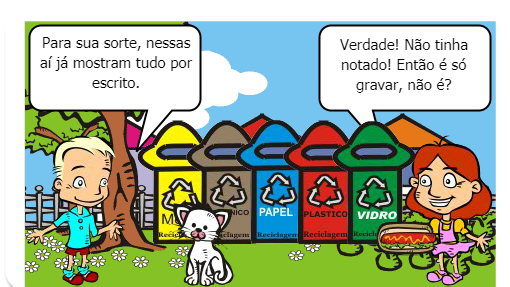 Aprendendo a descartar o lixo