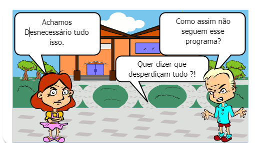 Nos quadrinhos vamos mostrar o poder que as indústrias têm para benefícios próprios. E também como a sociedade pode acabar com essa cultura principalmente do descarte e dependência total das indústrias.
