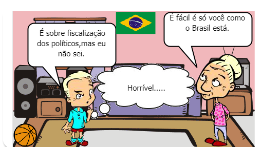 Nesse gibi mostrar a realidade do nosso país.