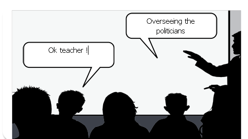 POLITICANS NEED TO OVERSEEING