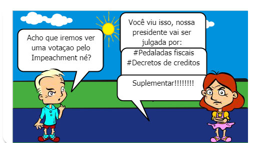 uma menina e um menino se encontram na câmara dos deputados e descobrem um Impeachment.
 