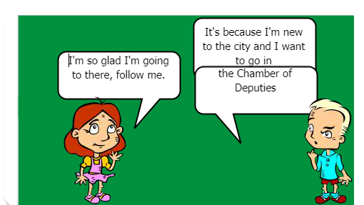 A girl and a boy meet in the Chamber of Deputies and discover an Impeachment.