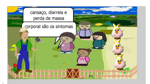 Nós vamos falar nessa historinha sobre a doença chamada teníase.