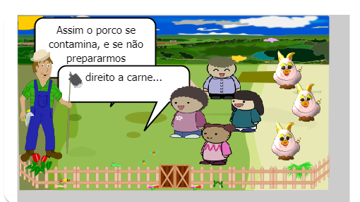 Nós vamos falar nessa historinha sobre a doença chamada teníase.