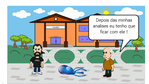 História sobre um pescador que pescou um molusco raro e descobre várias coisas sobre ele.