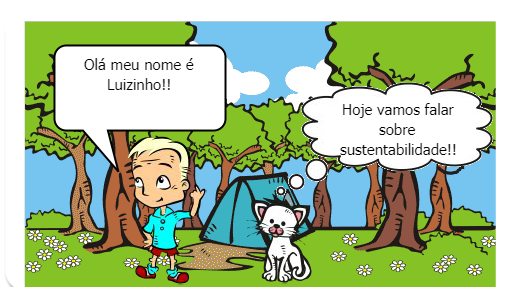 alunos falando sobre sustentabilidade