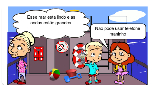 Uma historia em que vão pra praia e brinca e comem e surfam é bem legal vamos ver como foi.<br />
Matheus e Natália<br />
