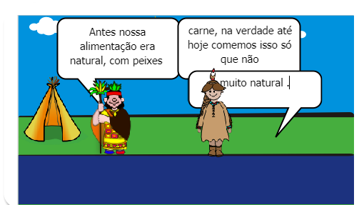 Um gibi sobre a cultura indÍgena