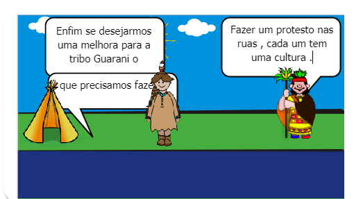 Um gibi sobre a cultura indÍgena