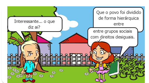 Um breve diálogo entre dois colegas sobre os períodos históricos da Educação do Campo no Brasil.