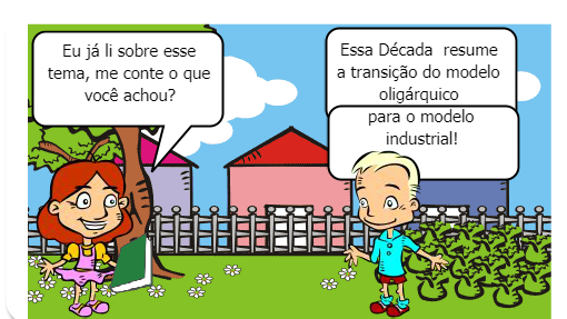Um breve diálogo entre dois colegas sobre os períodos históricos da Educação do Campo no Brasil.
